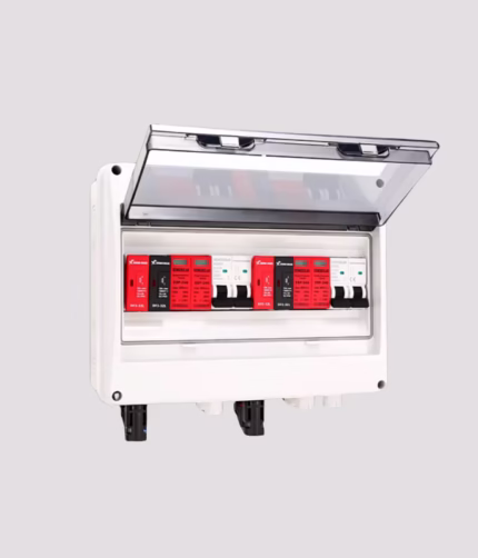 PV Csatlakozódoboz túlfeszültség védelemmel 2 stringes 600VDC - 32 DC MCB